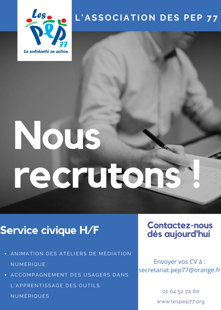 Nous recrutons un(e) volontaire en service civique !